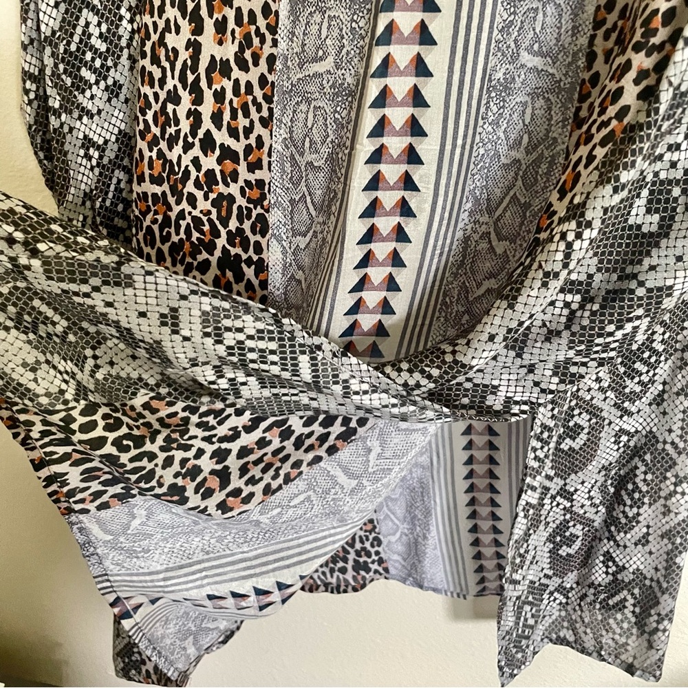 Anthropologie Conditions Apply Animal Print Tunic - Picture 5 of 8